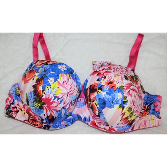 New w/Tags - 36C - Victoria’s Secret x Mary Katrantzou Underwire Demi Bra PINK - Picture 7 of 8